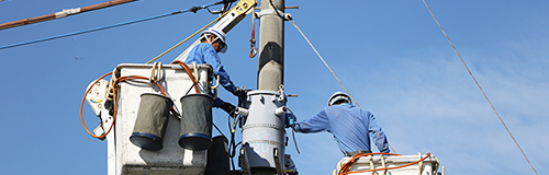 架空配電工事