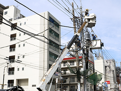 架空配電工事